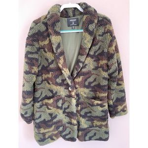 Ashley army print coat